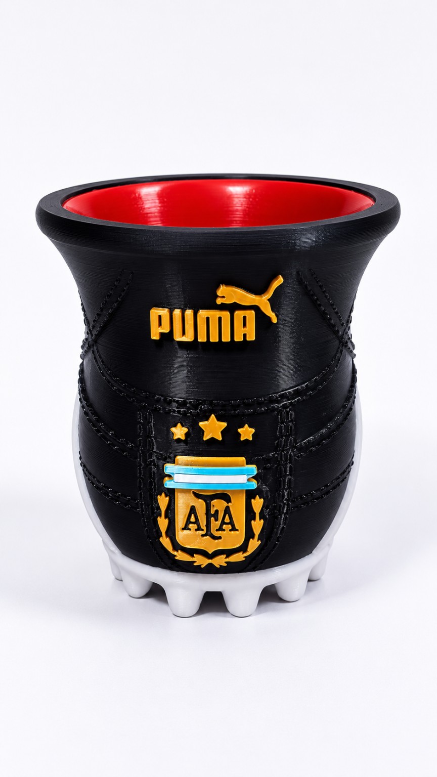 Mate botín de la Selección Argentina impreso en 3D